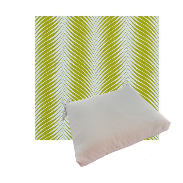 Outdoor Dining Chair Cushion Universal Sizes - Sunbrella Clock Out Frond