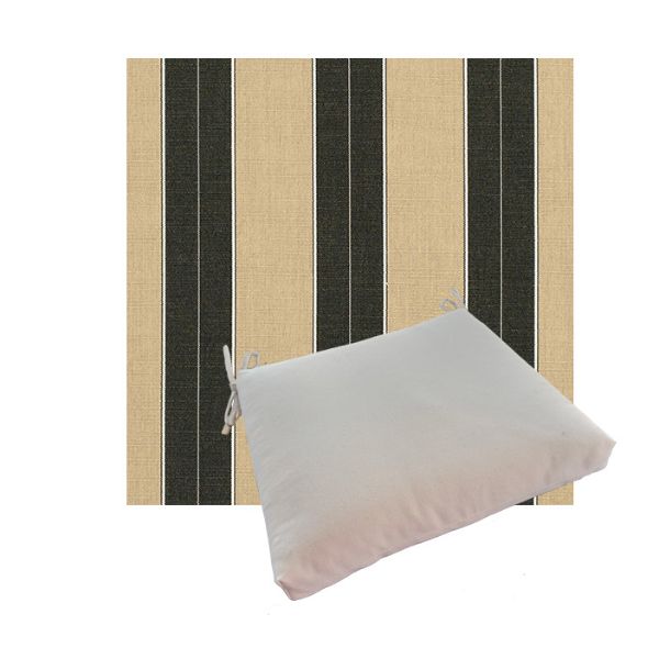 Outdoor Dining Chair Cushion Universal Sizes - Sunbrella Berenson Tuxedo