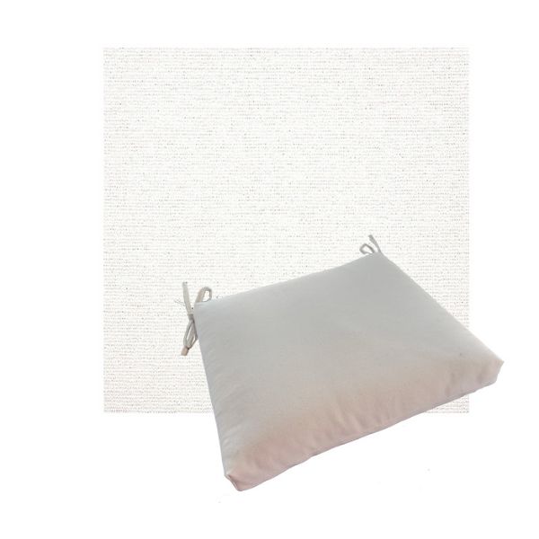 Outdoor Dining Chair Cushion Universal Sizes - Sunbrella Platform Salt