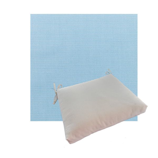 Outdoor Dining Chair Cushion Universal Sizes - Sunbrella Canvas Air Blue