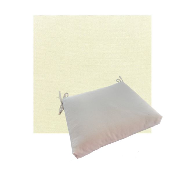 Outdoor Dining Chair Cushion Universal Sizes - Sunbrella Canvas Natural