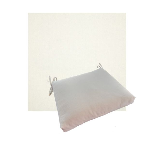 Outdoor Dining Chair Cushion Universal Sizes - Sunbrella Canvas White