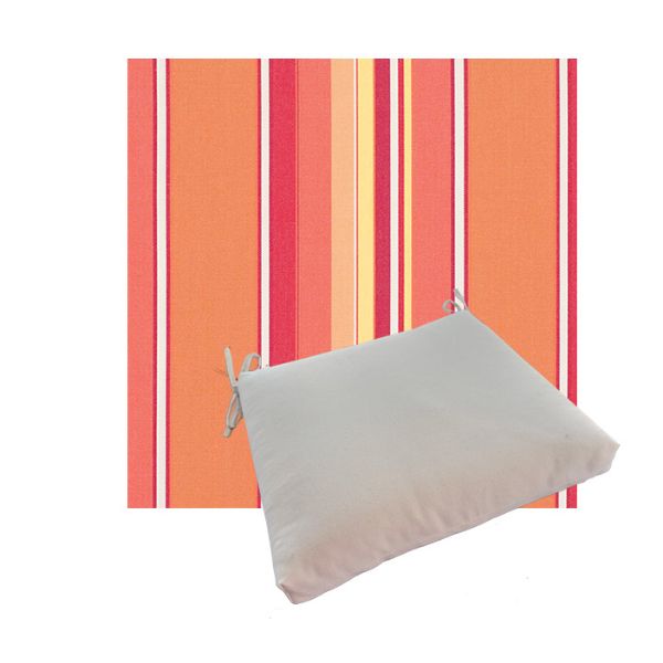 Outdoor Dining Chair Cushion Universal Sizes - Sunbrella Dolce Mango