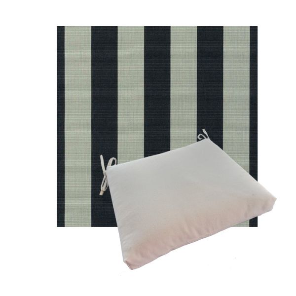 Outdoor Dining Chair Cushion Universal Sizes - Sunbrella Expressive Mist