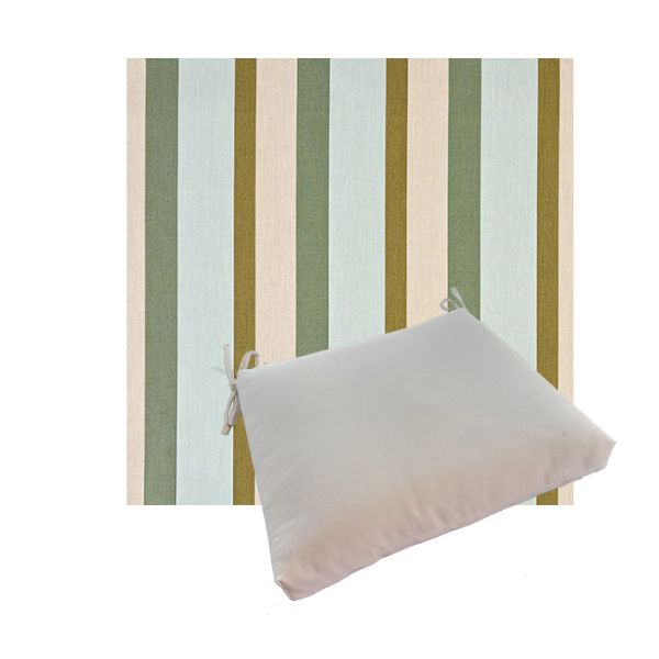 Outdoor Dining Chair Cushion Universal Sizes - Sunbrella Gateway Aloe