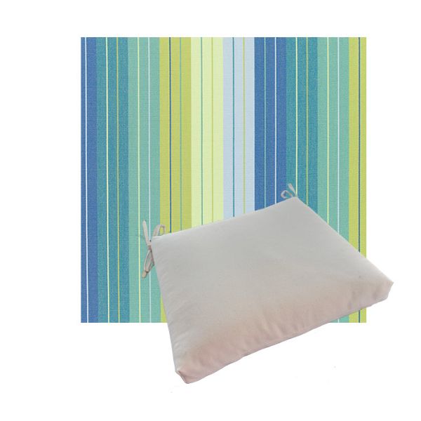 Outdoor Dining Chair Cushion Universal Sizes - Sunbrella Seville Seaside