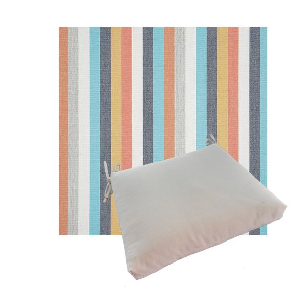 Outdoor Dining Chair Cushion Universal Sizes - Sunbrella Surround Sunrise