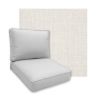 Sunbrella Bliss Linen Patio Chair Replacement Cushions
