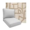 Sunbrella Brushstroke Stucco Patio Chair Replacement Cushions