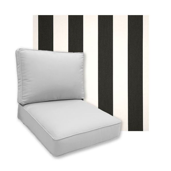 Sunbrella Cabana Classic Patio Chair Replacement Cushions