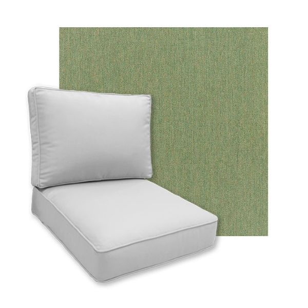 Sunbrella Canvas Fern Patio Chair Cushions