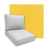 Sunbrella Canvas Sunflower Patio Chair Replacement Cushions