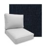 Sunbrella Cassava Indigo Patio Chair Replacement Cushions