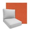 Sunbrella Exhale Adobe Patio Chair Replacement Cushions