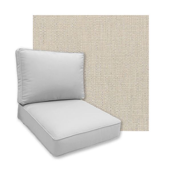 Sunbrella Linville Sage Patio Chair Replacement Cushions