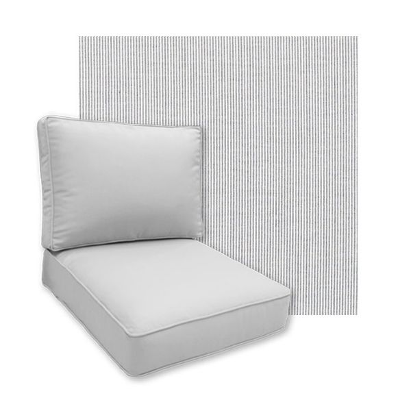 Sunbrella Replay Sea Patio Chair Replacement Cushions
