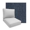 Sunbrella Tailored Indigo Patio Chair Replacement Cushions