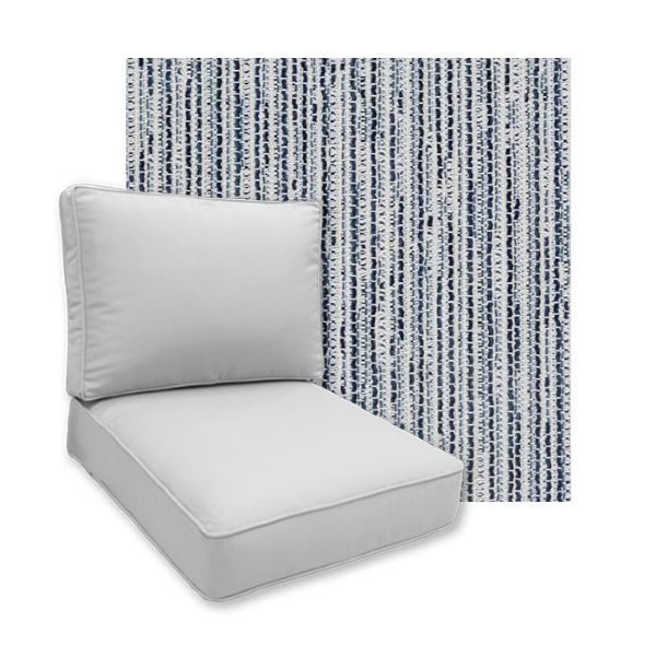 Sunbrella Techtonic Coastal Patio Chair Replacement Cushions