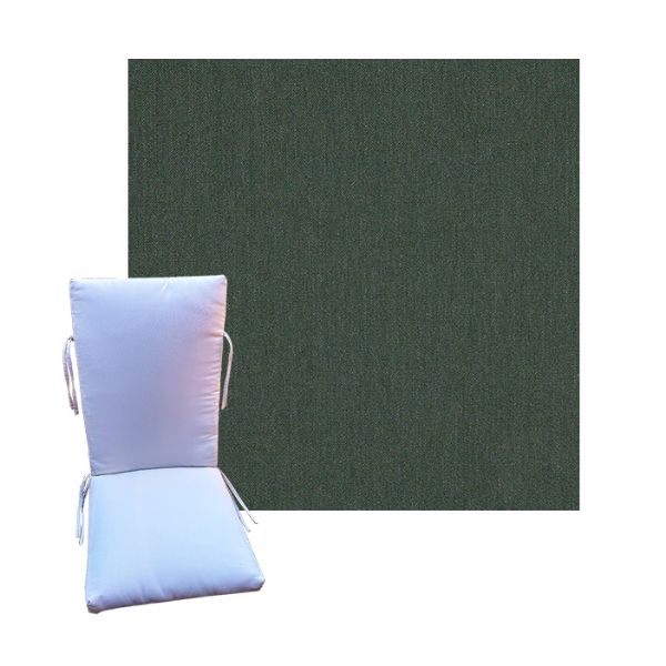 Sunbrella Cast Ivy Universal Patio Chair Cushion in 9 sizes. - Sunbrella Cushions for Chairs