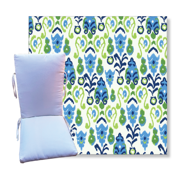 Neda Courtyard by Premier Prints -  Universal Patio Chair Cushion With Ties