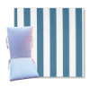 Stripe Island Blue by Premier Prints -  Universal Patio Chair Cushion With Ties