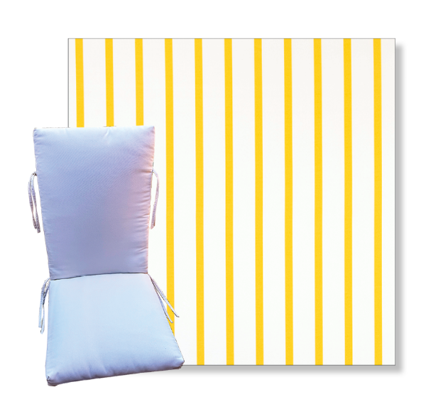 Windslow Pineapple by Premier Prints -  Universal Patio Chair Cushion With Ties