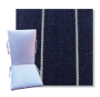 Pencil Indigo by Revolution Outdoor Fabrics -  Universal Patio Chair Cushion With Ties