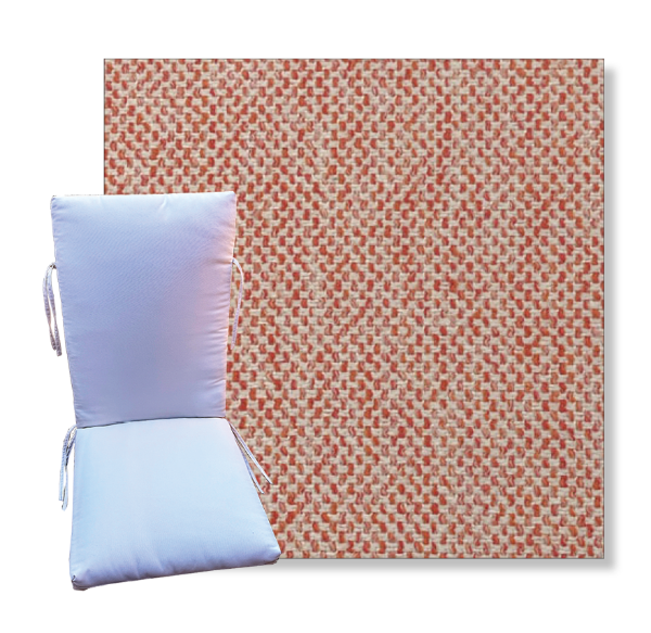 Bluepoint Mango by Revolution Outdoor Fabrics -  Universal Patio Chair Cushion With Ties