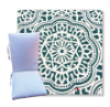 Picture of Gwyneth Teal Universal Patio Chair Cushions 