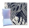 Kauai Navy by Revolution Outdoor Fabrics - Universal Patio Chair Cushion With Ties