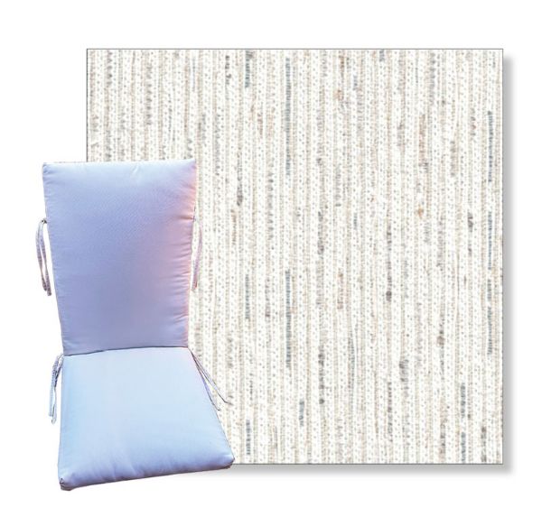 Palm Springs Sand by Revolution Outdoor Fabrics - Universal Patio Chair Cushion With Ties