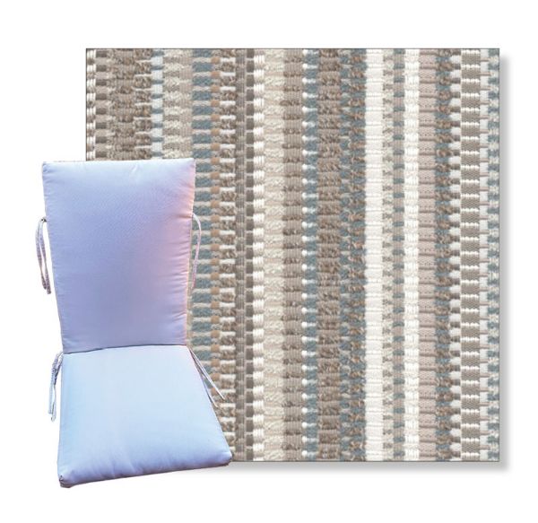 Picture of Pamlico Bay Sand Universal Patio Chair Cushions