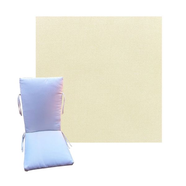Sunbrella Canvas Capris Universal Patio Chair Cushion in 9 sizes. - Sunbrella Cushions for Chairs