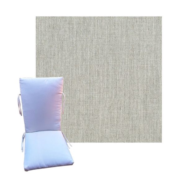 Sunbrella Canvas Granite Universal Patio Chair Cushion in 9 sizes. - Sunbrella Cushions for Chairs