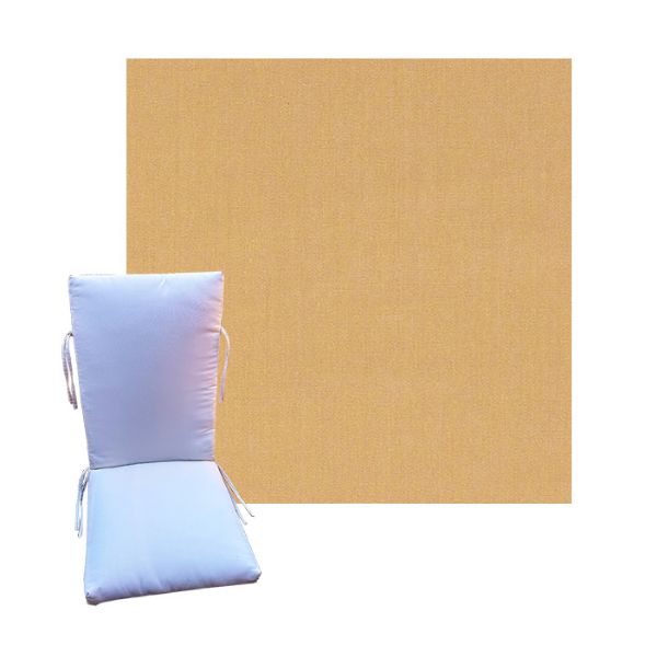 Sunbrella Canvas Harvest Universal Patio Chair Cushion in 9 sizes. - Sunbrella Cushions for Chairs