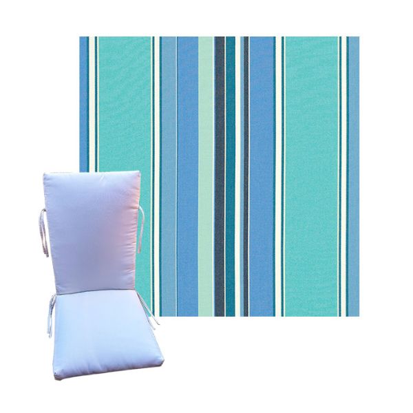 Sunbrella Dolce Oasis Universal Patio Chair Cushion in 9 sizes. - Sunbrella Cushions for Chairs