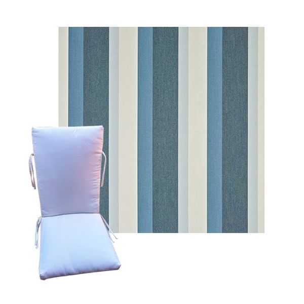 Sunbrella Gateway Coast Universal Patio Chair Cushion in 9 sizes. - Sunbrella Cushions for Chairs