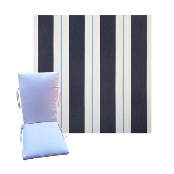 Sunbrella Relate Harbor Universal Patio Chair Cushion in 9 sizes. - Sunbrella Cushions for Chairs