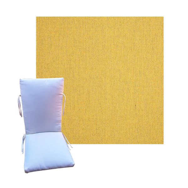 Sunbrella Heritage Dijon Universal Patio Chair Cushion in 9 sizes. - Sunbrella Cushions for Chairs