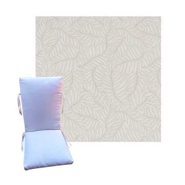 Sunbrella Lively Parchment Universal Patio Chair Cushion in 9 sizes. - Sunbrella Cushions for Chairs