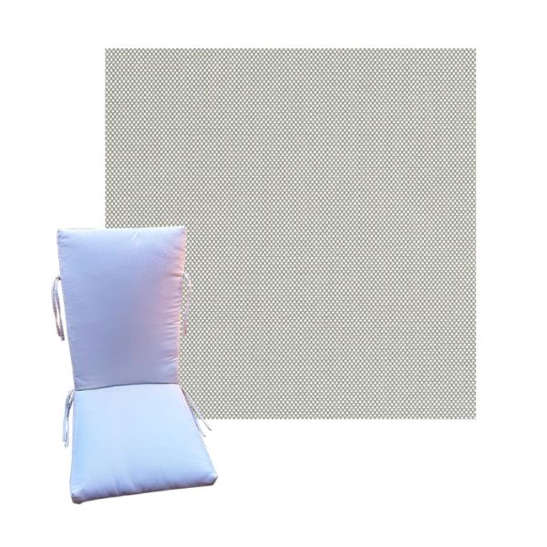 Sunbrella Sailcloth Seagull Universal Patio Chair Cushion in 9 sizes. - Sunbrella Cushions for Chairs