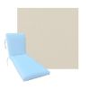 Classic Universal Chaise Lounge Cushions | Sunbrella Play Snow Fabric | 3 Sizes