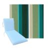 Classic Universal Chaise Lounge Cushions | Sunbrella Beaming Lagoon Fabric | 3 Sizes