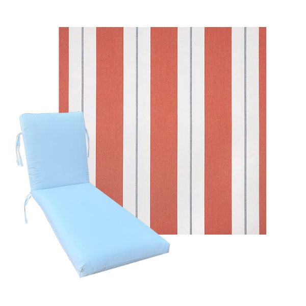 Picture of Relate Persimmon Universal Chaise Lounge Cushion