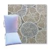 Sanddollar Natural by Revolution Outdoor Fabrics - Universal Patio Chair Cushion With Ties