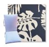 Tropical Navy by Revolution Outdoor Fabrics - Universal Patio Chair Cushion With Ties