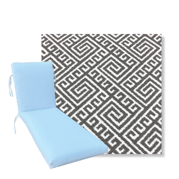 Classic Premium Universal Chaise Lounge Cushions | Revolution Fabric | 3 Sizes