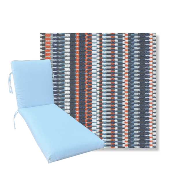 Classic Premium Universal Chaise Lounge Cushions | Revolution Fabric | 3 Sizes