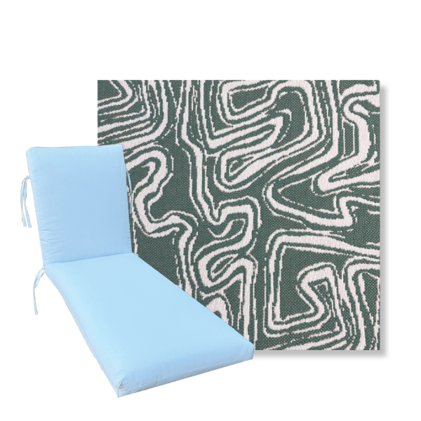 Classic Premium Universal Chaise Lounge Cushions | Revolution Fabric | 3 Sizes