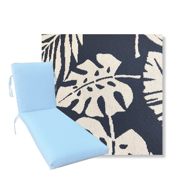 Classic Premium Universal Chaise Lounge Cushions | Revolution Fabric | 3 Sizes